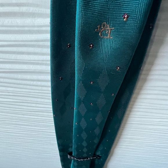 Authentic Christian Dior Men’s Tie With Dior Embroidered Logo 55” L x 3-1/2” W - Picture 6 of 13